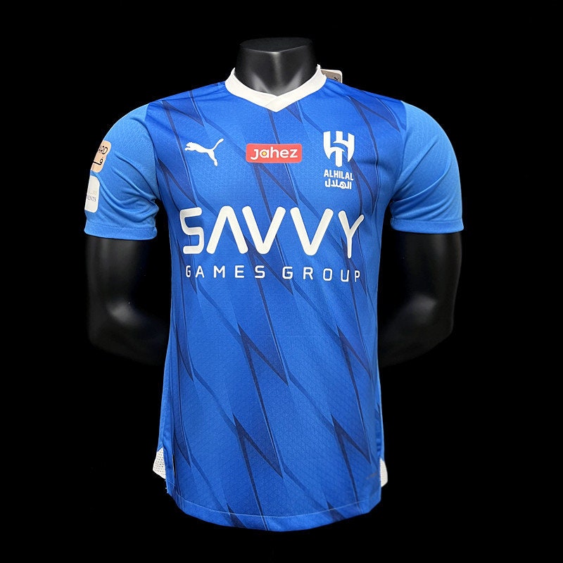 Al Hilal Home Soccer Football Jersey 2023-24 [Player Version]