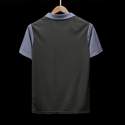 Al Hilal Polo Black Soccer Football Jersey 2023-24