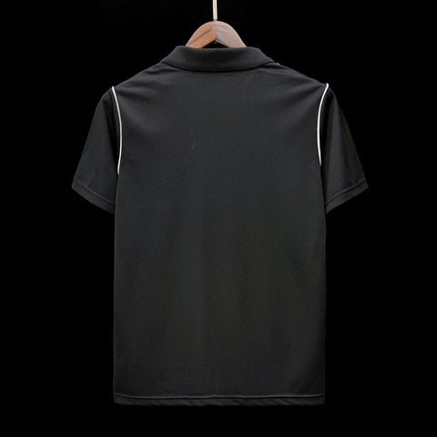 Al Nassr Polo Black Soccer Football Jersey 2023-24