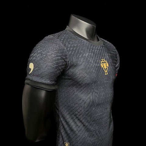 Portugal Black Special Edition Soccer Football Jersey 2023 [Player Version]