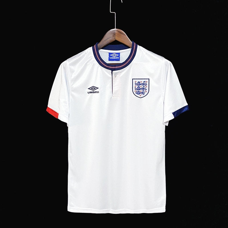 England Retro Home Soccer Football Jersey 1989 | England National Team