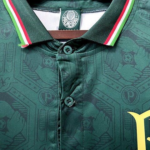 Palmeiras Dark Green Polo Soccer Football Special Fan Edition Jersey 2022-23