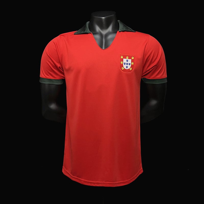 Portugal Retro Home Soccer Football Jersey 1972 Edition