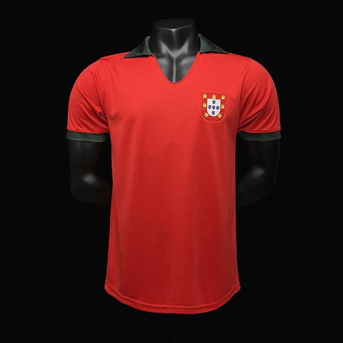 Portugal Retro Home Soccer Football Jersey 1972 Edition