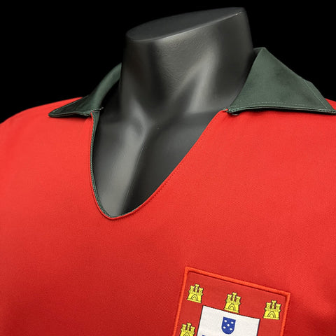 Portugal Retro Home Soccer Football Jersey 1972 Edition
