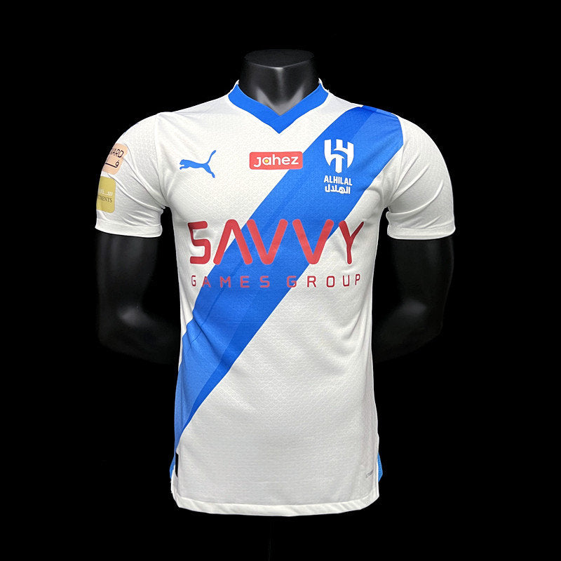 Al Hilal Away Soccer Football Jersey 2023-24 [Player Version]