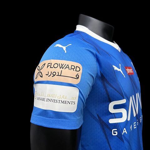 Al Hilal Home Soccer Football Jersey 2023-24 [Player Version]