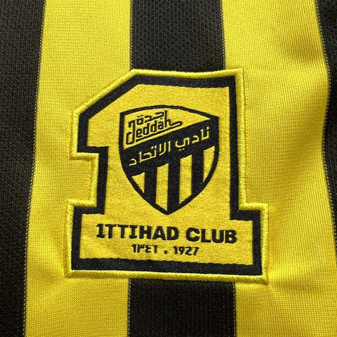 Al Ittihad Home Soccer Football Jersey 2023-24