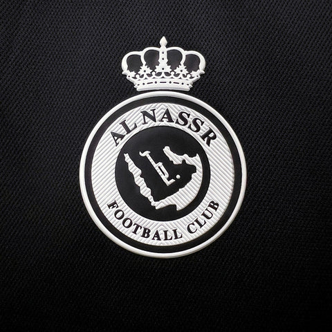 Al Nassr Polo Black Soccer Football Jersey 2023-24