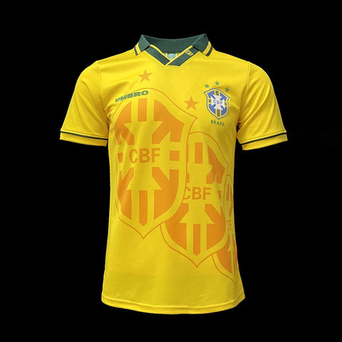 Brazil National Team Retro Soccer Football Jersey 1994