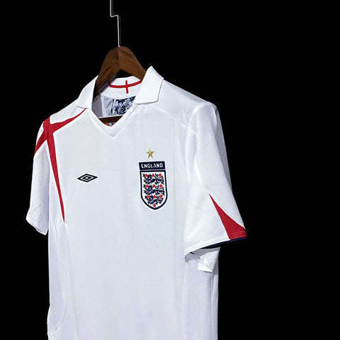 England Retro Home Soccer Football Jersey 2005 | England National Team