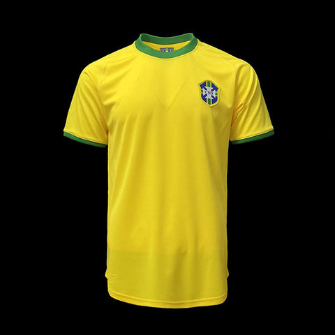 Brazil National Team Retro Soccer Football Jersey 1970